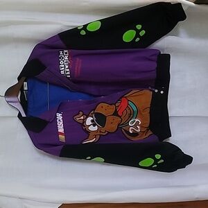 COPY - Adorable Vintage Scooby-Doo Nascar Cartoon Network jacket,kids,size XL